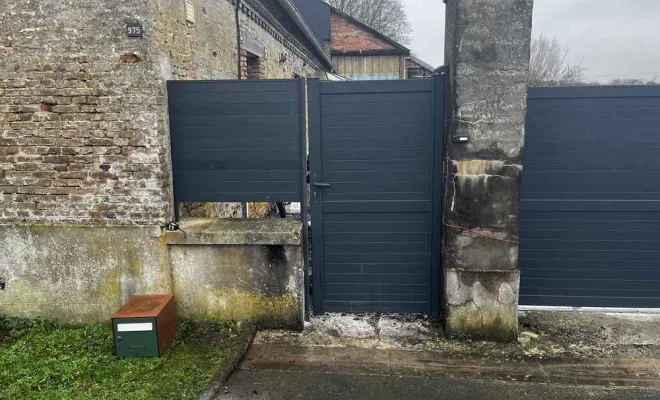 Pose de clôtures et portails, Landrecies, Jacquinet Aménagements Extérieurs