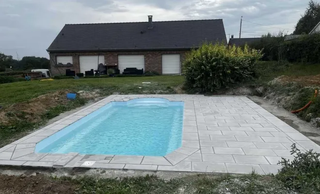 Terrassement pour piscine, Landrecies, Jacquinet Aménagements Extérieurs