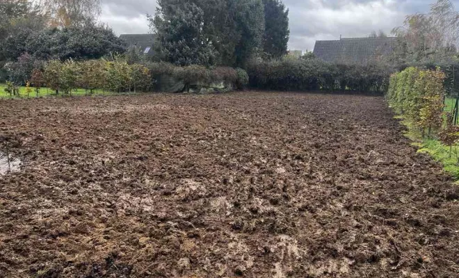 Terrassement de terrain, Landrecies, Jacquinet Aménagements Extérieurs