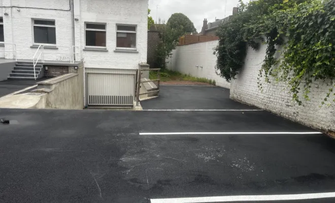 rénovation de parking sur la commune de valenciennes, Landrecies, Jacquinet Aménagements Extérieurs