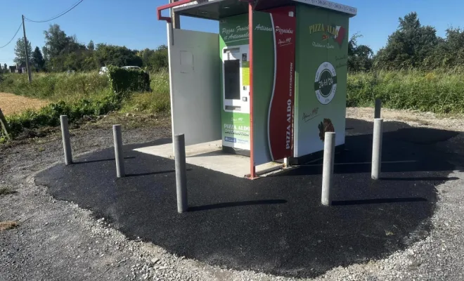 mise aux normes d'assainissement et pose d'enrobé, Landrecies, Jacquinet Aménagements Extérieurs